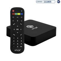 Receptor Iptv Utv-X de 8GB + 1GB Ram - Full HD/Wifi/Android 7.1 - Preto