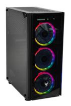 Gabinete Sate K871 Gamer 3FAN Preto RGB ATX**