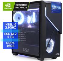 PC Gamer Azza 310DH Intel i5, 16GB, 1TB SSD M.2, Geforce RTX4060TI 8GB