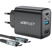 Carregador Acefast Smart PD Hub A17 65W USB-C/USB-A/