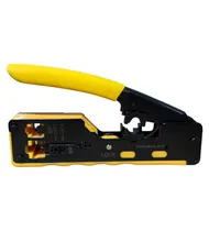 F. Decapador Alicate de Crimpagem 6P 8P RJ45 CAT7 CAT5 Catra