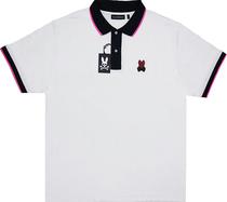 Outlet Camiseta Polo Psycho Bunny B9K801 Masculina - Branca