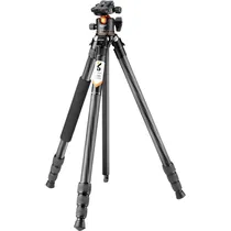 Tripé K&F KYFA254C4+BH-35L Fibra de Carbono