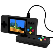 Console Portátil Game Box K8 Plus de 3" com 500 Jogos - Preto + Controle (Inglês/Chinês)