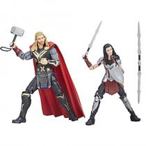 Boneco Hasbro Marvel Legends Thor The Dark World - Thor + Sif 2PACK E2448