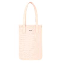 Terrano Bolsa Matera Croco Rosado Cuerina/Cuero Moderno Y Atractivo, Ideal para El Uso Diario. Rosado