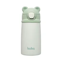 Botella Térmica Con Pajita Buba Osito de Peluche 18882 Verde 320ML