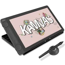 Tableta Gráfica Huion Kamvas GS1333-K-WS Gen 3 com Suporte - Preto