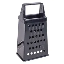 Ralador de 4 Caras Aço Inoxidável 16 CM Preto