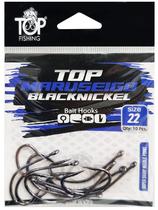 Anzol Top Fishing Maruseigo Black Nickel 22 com 10 PCS