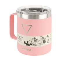 Caneca Térmica Hydrate Taza Cafe - 355ML - Rosa Pastel