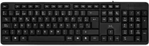 Teclado Mtek KB-8187 USB - Black (Espanhol)