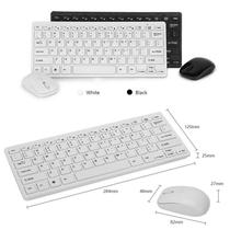 Teclado Mouse Mini Wireles Blanco K-03