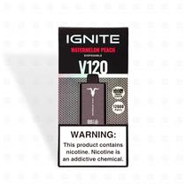 Ignite Vaper Desechable V120 Black 12000 Puffs Watermelon Peach