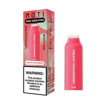 Pod Descartavel Moti One 4000 Puffs Creamy Strawberry (Refil)