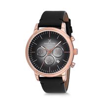 Relogio Analogico Masculino Daniel Klein Exclusive DK12162-3 - Preto e Rosa Ouro