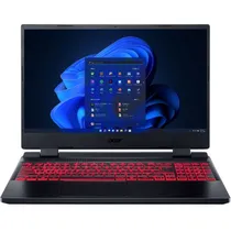 Notebook Acer Nitro 5 Acer AN515-58-55HT, Intel Core i5-12450H 2.00HZ (4.40GHZ), 8GB Ram, 512GB SSD, Tela 15.6" Full HD Ips 144HZ, Geforce RTX3050 4GB, Windows 10 Home, Inglês, Obsidian Preto