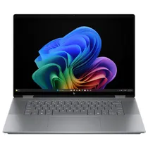 Notebook HP Omnibook X Flip 16-AS0023DX Intel Core Ultra 7 256V Tela Touch 2K 16.0" / 16GB de Ram / 1TB SSD - Prata (Ingles)