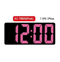 Reloj Digital AC-T6805 Pink 7.8X8.5X4 CM