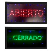 Painel LED "Abierto-Cerrado" 480*250MM