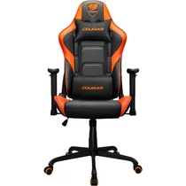 Cadeira de Escritório Gamer Cougar Armor Elite 2D - Preto/Laranja
