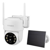 Camera de Seguranca IP Satellite A-CAM007S - HD - Painel Solar - Wi-Fi - Branco