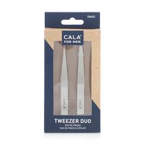 Cala Acs de Beleza Pinza p/Cejas Acero Inoxidable For Men Tweezer Duo s/C