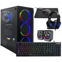 PC Montado Gamer Intel Core i7 3770K de 3.5GHZ 16GB de Ram / 512GB SSD / Geforce GTX750TI 4GB + Kit Gamer - Preto