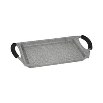 Grill Bialetti Speciali Petravera 0F6GR036 36 X 23 CM Gris