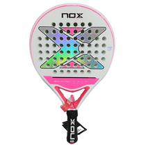 Paleta de Padel Nox Equation Light Advanced Pequliadvd com Forma Redonda - 350/365G