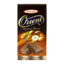 Barra Chocolate Tayas Orient Avelãs 80G