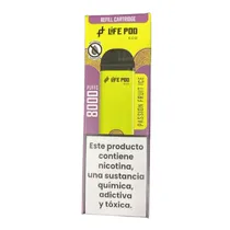 Cartucho Descartável Vaper Life Pod Eco Pro 8000 Puffs - Maracujá Gelado