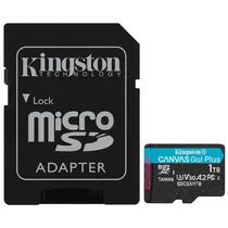 Cartao de Memoria Micro SD Kingston Canvas Go Plus U3 C10 V30 A2 1TB - SDCG3/1TB