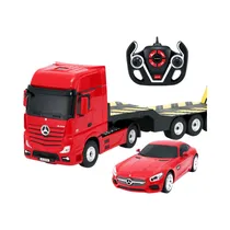 Camión de Juguete A Control Rastar Mercedes Benz Actros + Mercedes Amg GT 74940 Surtido 1 Pieza