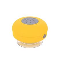 Mini Speaker / Caixa de Som Portatil BTS-06 Waterproof Ventosa - Amarelo