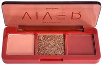 Paleta Sombra Ruby Rose Viver Inesquecivel HB-F528-S2 - 4.8G (3 Cores)