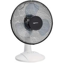 Ventilador de Mesa Amazon Basics B07TGJ1QQR / 40W / 220V ~ 50HZ - Preto/Branco