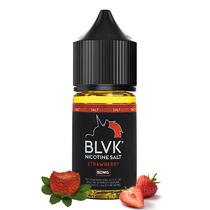 Essencia para Vaper BLVK Nicotine Salt Strawberry com 50MG Nicotina - 30ML