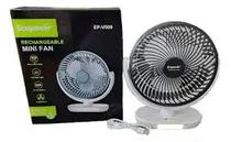 Ecopower Ventilador EP-V009 6" 3VEL/3PAS/Recarg/Bivolt Negro