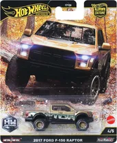 Carrinho 2017 Ford F-150 Raptor Hot Wheels Premium Mattel - JBK70