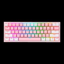 Teclado Gamer Redragon K616-RGB Fizz Pro RGB Switch Red - Rosa