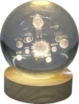 Lampada Esfera de Cristal RQLP00M-12 Astronauta No Espaco