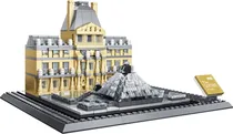 Blocos de Construção Architecture The Louvre Wange - 4213 (785 Peças)