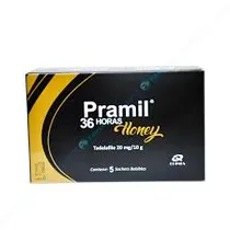Quimfa Pramil Honey Tadalafilo 20MG/10G Plastico Negro