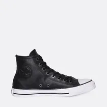 Calzado Converse Cuero Hi Black White