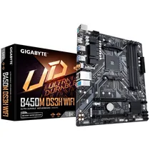 Placa Mãe Gigabyte B450M DS3H, Chipset AMD, Socket AM4, DDR4, Wi-Fi, HDMI, RGB 2.0, Micro-ATX