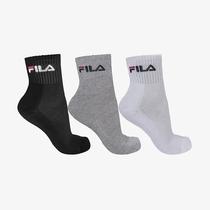 Fila Ropas Media Tripack LS330037-2257 Cano Medio (T)M Blanco/Negro/Merge