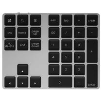 Teclado Numerico Wiwu Numeric Keypad NKB-02 Wireless - Steel Cinza