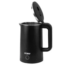 Coby Hervidora Electrica CY5601-KET1-BK 1.8L 1000W 110V Negro