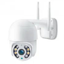 Camera de Segurança Smart Wifi Jortan JT-8276XM / IP66 / 3.6MM / Microfone / Alarma / Detecção Humana / Visao Noturna / App Icsee - Branco